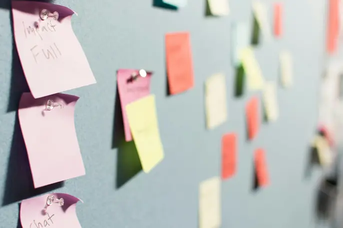 notepads on a board symbolizing informed decisions